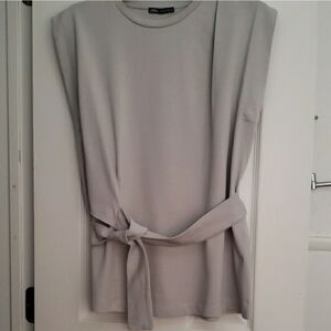 Zara Muscle Tee with Belt